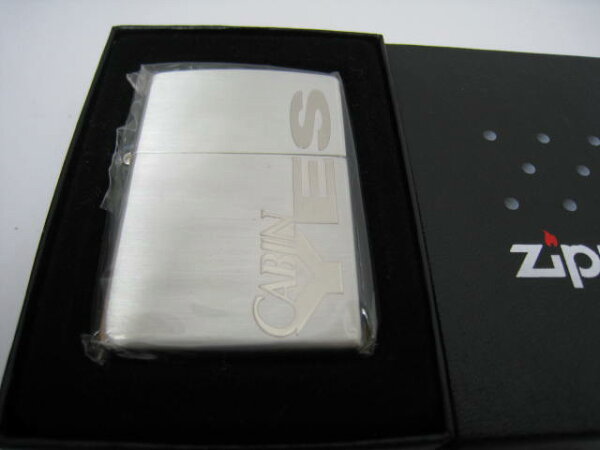 【新品】1997年製 平成9年 CABIN キャビン ZIPPO ジッポー オイル ライター たばこ 懸賞 YES ヘアーライン シルバー
